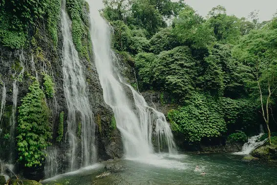 Laplapan secret waterfall ubud bali
