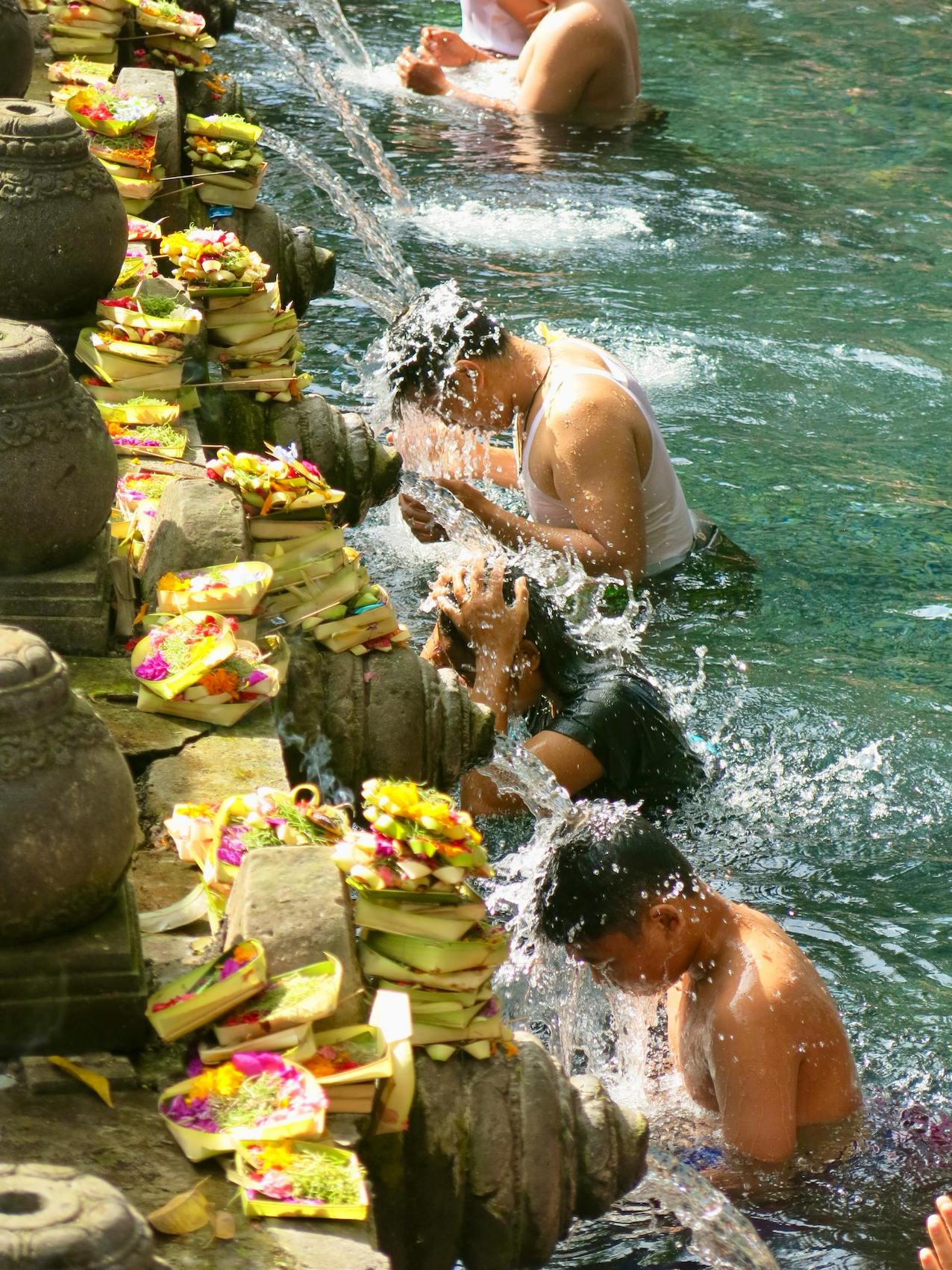 Melukat ceremony in ubud bali