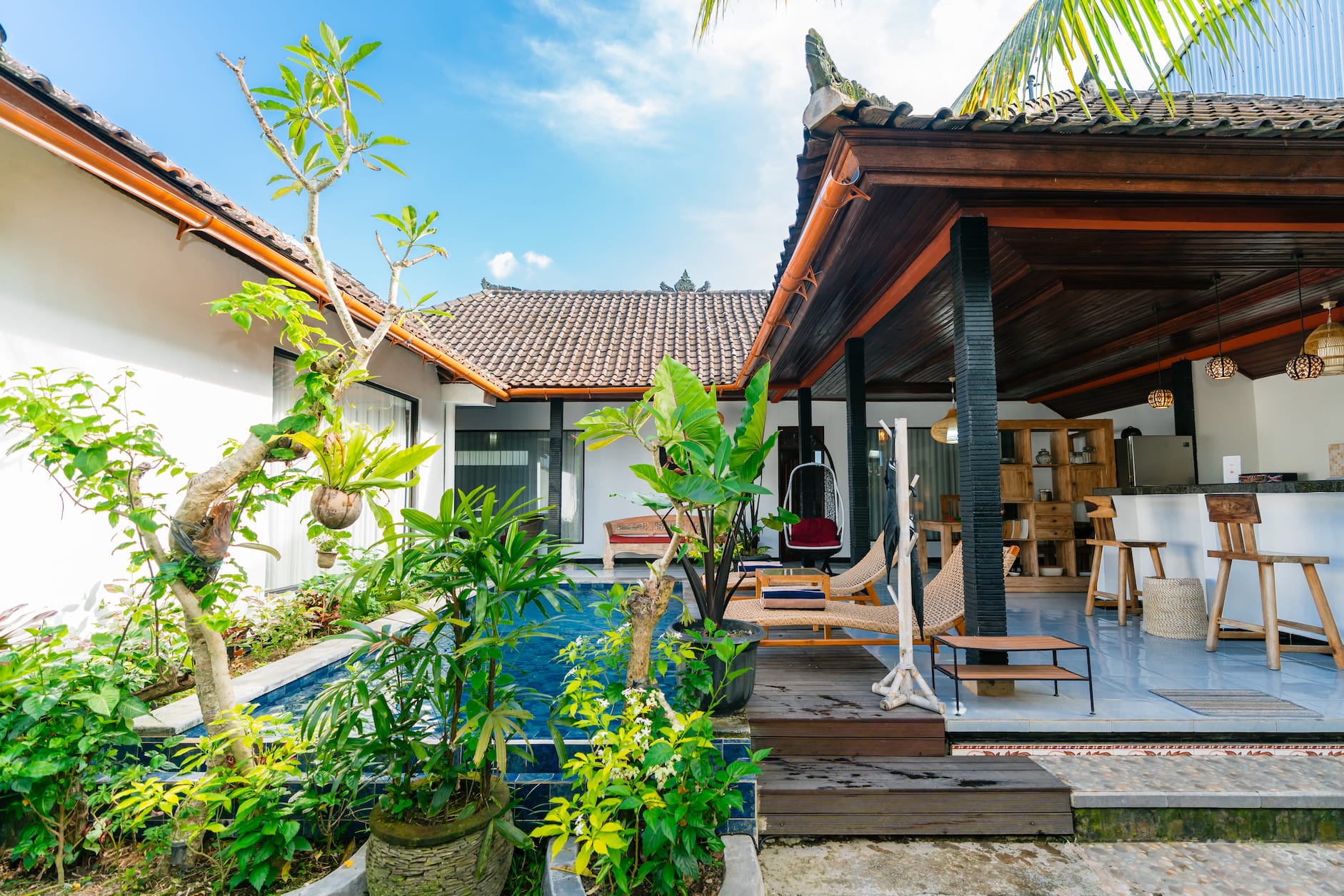 Private pool villa in ubud bali